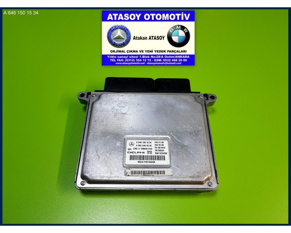 MERCEDES W211 E220CDI MOTOR BEYNİ 6461501534 6461505372 6461503572 6461507778 6469001700 , 0004464940 R0412C025K R0412C025F A6461501534 A6461505372 A6461503572 A6461507778 A6469001700 CRD.11 OM646 EVO